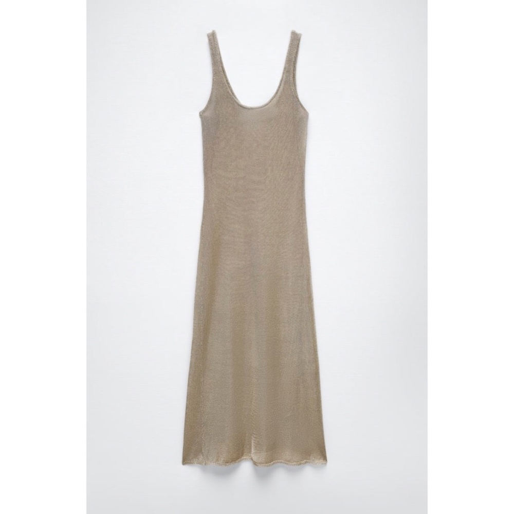 ZARA knit dress with metallic threads - Picture 11 of 12